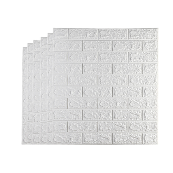 3D XPE Foam Brick Wall Sticker, Self Adhesive Decorative 3D Wall