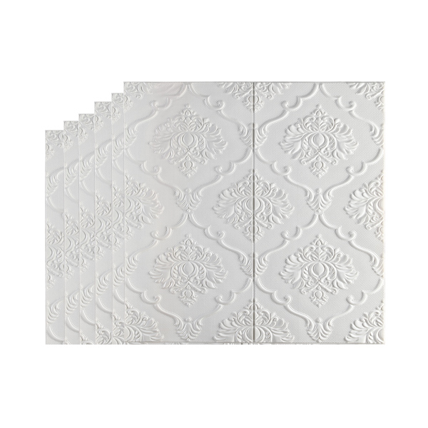 4mm White Classic Style XPE Foam wallpaper 8816-1 For Living room 8816-1