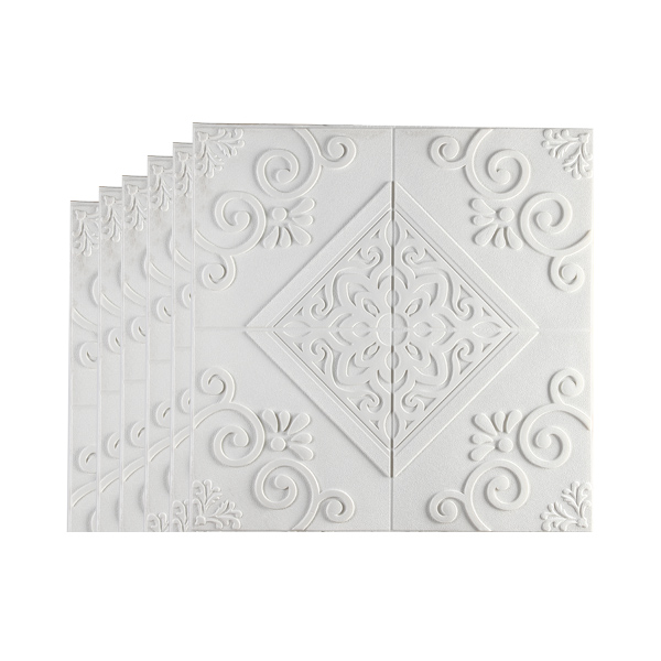 Anti-Static removable White Classic Style Wall Sticker 8818-1