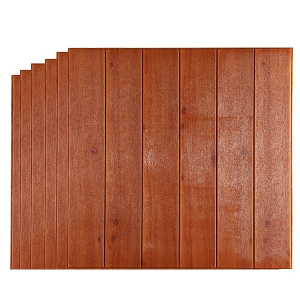 2mm Red Moisture-Proof Wooden Grain Foam wall sticker 8806-AD12