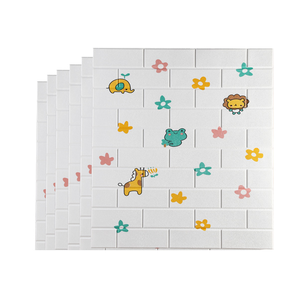 8mm Cartoons Brick Wall Sticker For Living room 8803-FC28