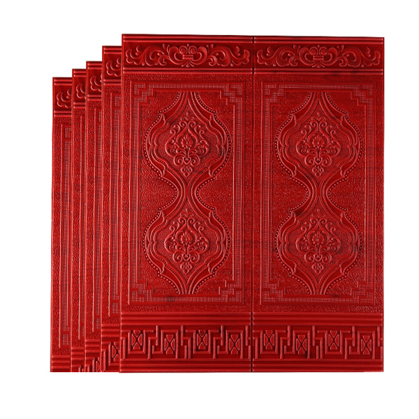3mm Moisture-Proof Red Foam Wall Skirt sticker 8817-AD13-1